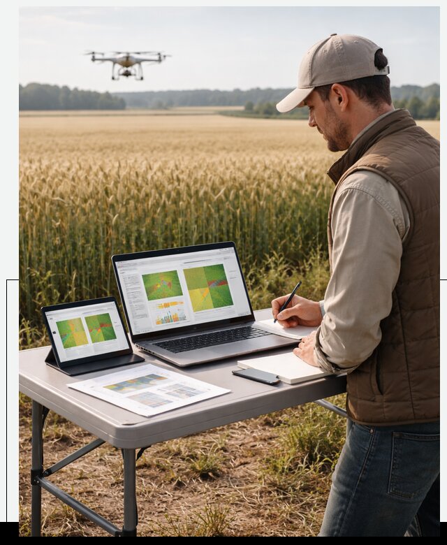 Система AI прогнозирования урожайности для точных агрономий в Волжском