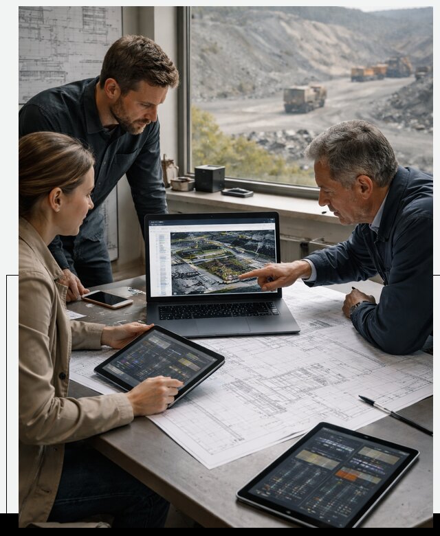 Разработка и внедрение систем для горнодобычи в Волжском